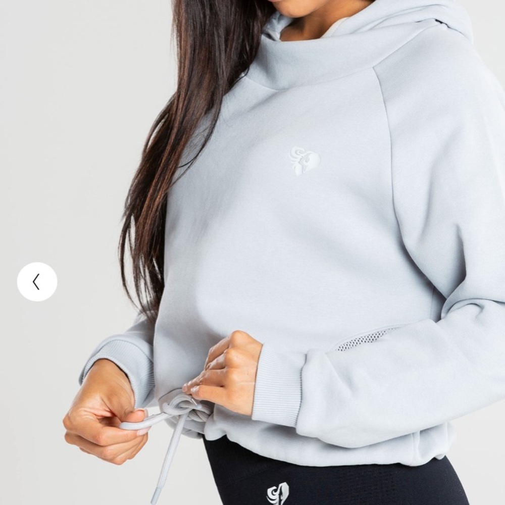 Women’s best true mesh cropped hoodie